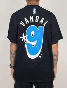 Chronic Dirty Vandal 9 T-Shirt Shirt Blouse Unisex Men Women 100% Cotton Top Premium Streetwear New Release Fast Shipping Various Colors!! Plus Size - màu đen - Xem 1