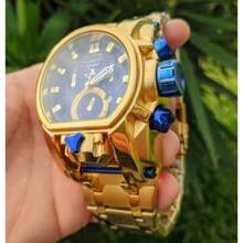 Zeus Reserv Heavy Magnum Luxxo Thunderbolt Wristwatch - Blue - View 2
