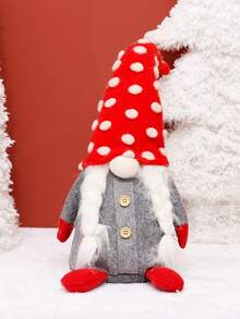 1pc Đồ trang trí Giáng sinh Búp bê ông già Noel bằng nỉ Ông già Noel Búp bê ông già Noel không mặt - Nhiều màu - Xem 8