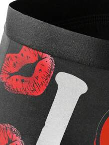 3pcs Men Underwear Digital Print Long Boxer Briefs For Men - Multicolor - View 5