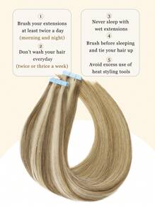 20-calowe taśmy do przedłużania włosów, włosy ludzkie, niewidoczne, bezszwowe, popielate, blond i 613, blond, 100% Remy, przedłużki z ludzkich włosów, prawdziwe włosy ludzkie, 50 g/opakowanie, 20 szt. przedłużek na taśmie