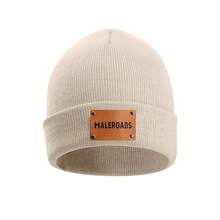 1 chiếc mũ len dệt kim tên tùy chỉnh khắc laser logo nhãn da cho ngày Giáng sinh - Nhiều màu - Xem 10