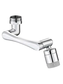 Adaptador Extensor Arejador De Torneira Articulado Giratório 180° - Prata - Visão 4