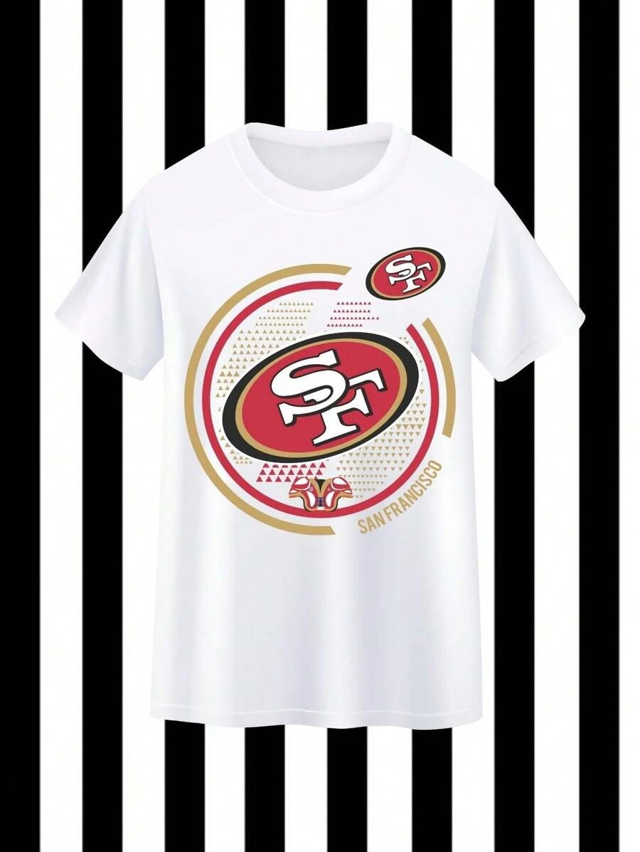 playera Football americano todos equipos Sn Francco - Blanco - Ver 1