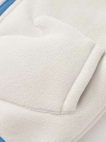 Balabala Boys' & Girls' Fleece Hooded Jacket Cute Fall/Winter 2024 Outerwear