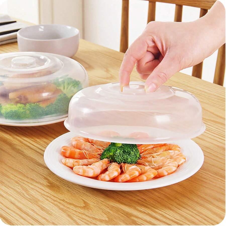 Microwave Cover Transparency PP Material Food Protection Grab Design