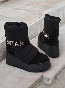 Royalfashion 女款 Fizo 雪地靴 - 黑色 - 查看 2