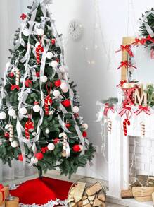2 Stücke Weihnachts-Lutscher Ornamente Zuckerstangen zum Aufhängen, Filz Zuckerstangen Ornamente, Süßigkeiten Weihnachtsbaum Dekorationen Weihnachtsbaumschmuck