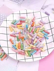 50 个迷你留言胶囊瓶，适合母亲节、520、感恩节、生日、毕业典礼 - 可爱透明药丸形塑料许愿瓶，适合贺卡 - 查看 2