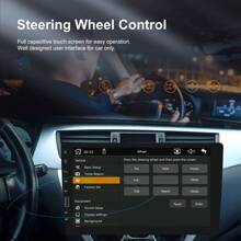 Single Din Car Stereo For Carplay For Android Auto 9 Inch Touch Screen Radio Head Unit Multimedia Player Car Audio Support FM Mirror Link USB+Backup Camera