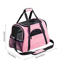 Von Fluglinien zugelassene Haustier-Tragetaschen, geeignet für kleine und mittelgroße Hunde und Katzen zum Mitnehmen nach draußen, Haustier-Tragetaschen mit Matte