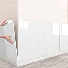 50 miếng/bộ 9m² Miếng dán tường tự dính họa tiết đá cẩm thạch, Miếng dán tường bằng tấm nhôm composite, Miếng dán sàn gạch đá cẩm thạch giả PVC, Thích hợp cho phòng khách, phòng tắm, nhà bếp, trang trí nhà cửa. Giấy dán tường dày thông dụng cho sàn và tường, Giấy dán tường tự dính cải tạo nhà - Nhiều màu - Xem 2