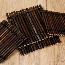 1 件竹茶盘、耐热茶杯架、茶壶和配件盘、传统日本茶道套装返校 - 棕色 - 查看 8