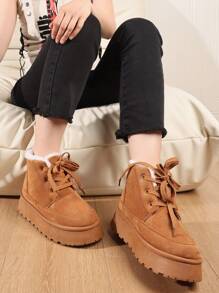 2024 New Winter Snow Boots For Women Platform Warm Boots Matin Boots Winter With Cotton Ankle Boots
