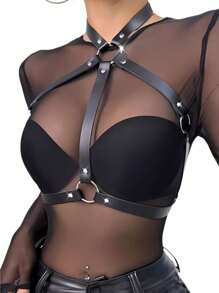1 pièce Style punk sexy femme Bandeau avec chaîne, convient pour l'utilisation lors de carnavals et de fêtes