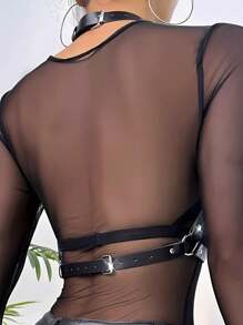 1 pièce Style punk sexy femme Bandeau avec chaîne, convient pour l'utilisation lors de carnavals et de fêtes