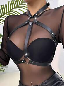 1 pièce Style punk sexy femme Bandeau avec chaîne, convient pour l'utilisation lors de carnavals et de fêtes
