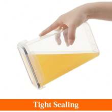 24pcs Airtight Food Storage Containers With Universal Lids, Plastic Cereal Storage Containers With Labels Marker For Flour Sugar Dry Food In Kitchen Pantry Organization, - Clear - View 5