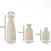 Keramikvase, modern minimalistischer bohemischer Heimdekoration Vase, Bauernhaus rustikale Kaminsims- und Bücherregal-Dekoration, geräumige Vase für Heimdekoration, Mittelpunkt Tische, Schlafzimmer Schreibtische, Eingangsbereich, Wohnzimmer, Bürodekoration