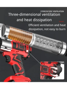 Grease Gun Battery Powered, Electric Grease Gun Kit, Explosion-Proof Hose, Variable Speed Trigger, Lithium Wireless Grease Gun, Suitable For All Kinds Of Large, Medium And Small Automobiles And Machinery, Convenient And Fast - Multicolor - View 5