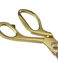 Tesoura Uso Profissional Para Costureira 20cm 24cm 26cm - Dourado 26cm (WJ-1109) - Visão 6