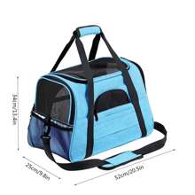 Von Fluglinien zugelassene Haustier-Tragetaschen, geeignet für kleine und mittelgroße Hunde und Katzen zum Mitnehmen nach draußen, Haustier-Tragetaschen mit Matte