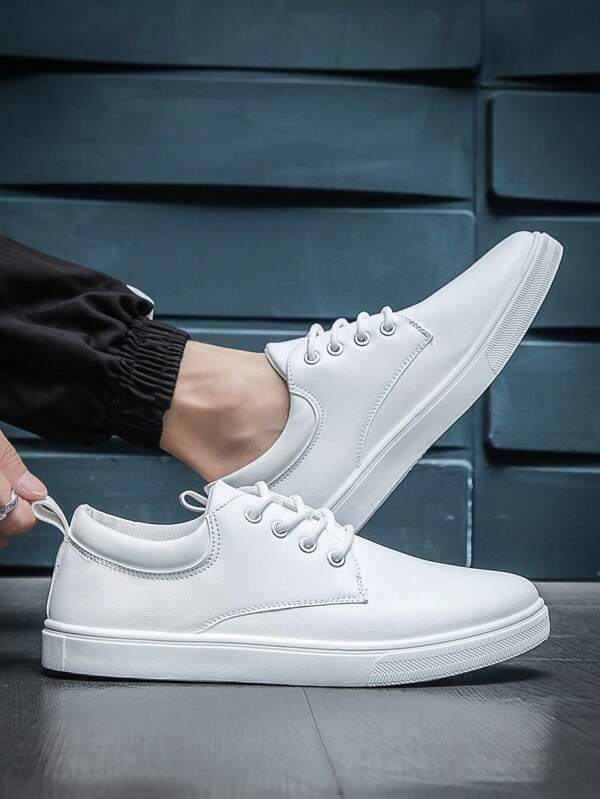 Men's Casual Sneakers Skate Shoes Anti-Slip Student Skateboarding Shoes, Versatile Styles For All Seasons