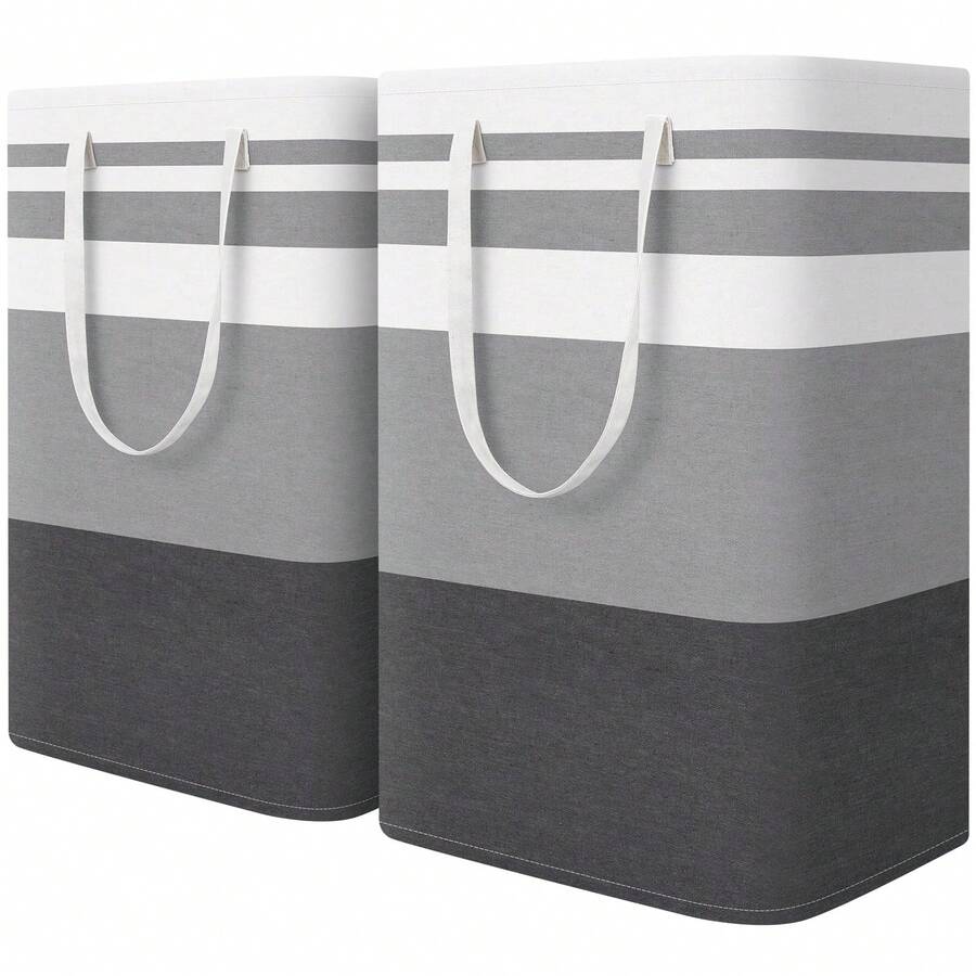 2Pack Large Laundry Basket, Waterproof, Freestanding Laundry Hamper
