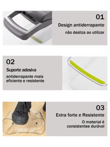 Cortador Fatiador Mandoline Multifuncional 16Funções para Cortar Batata Legumes e Vegetais - Verde - Visão 4