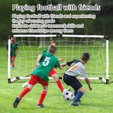 2-In-1 Soccer Goal & Basketball Hoop Toy, Detachable For Indoor And Outdoor Sports Play