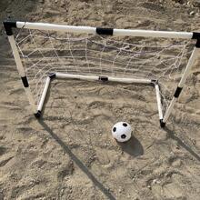 2-In-1 Soccer Goal & Basketball Hoop Toy, Detachable For Indoor And Outdoor Sports Play