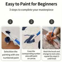 足球和游戏绘画套装，包括 DIY 数字绘画和油画，具有富有想象力的设计 - 彩色 - 查看 4