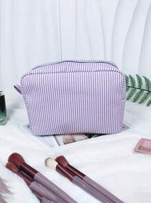 1Pc Customised Embroidery Minimalist Square Makeup Bag,Makeup Bag Makeup Pouch Skincare Bag Toiletry Bag Packing Cubes,Travel Essentials Cruise Essentials Dorm Essentials,Wedding Bridesmaid Gifts,Mom Gifts,Birthday Gifts,Gifts For Friends And Teachers,Home Decor,Bathroom Livingroom Bedroom Decor,Bathroom Organizer,Jewelry Organizer,Lip Oil Organizer,Nail Polish Organizer Storage Makeup Organizer Makeup Case