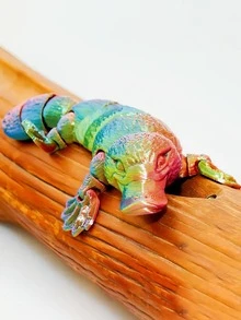 1 件可摆姿势的鸭嘴兽雕像 - 桌面和汽车装饰，3D 打印柔性关节动物模型，适合所有场合的耐用礼物 - 无需电力，无羽毛，适合圣诞节装饰