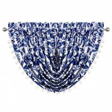 1 Panel Waterfall Watercolor Blooming Flower Thermal Insulated Energy Saving Window Curtain Valance For Living Room Bedroom 2 Layers Rod Pocket 52 Inch By 18 Inch Plus 2 Inch