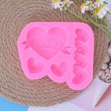 Valentine's Day Multi-Style Love Silicone Mold DIY Love Decoration Soap Gifts Craft Supplies Home Decor