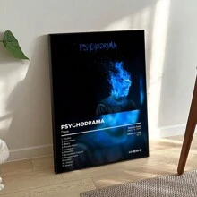 FajerminArt Optional Frame Dave's Psychodrama Album Cover Wall Arts Canvas Posters, Vintage Hip Hop Decor For Living Room, Bedroom, Office - Creative Wall Art Print, Perfect Gift Idea - Multicolor - View 4