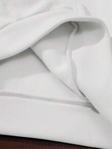 Personalized Hoodies, Perfect As A Gift For Your Girlfriend/Wife, A Valentine's Day Present. Customize Your Own Personalized Women's Hoodies - Add Your Own Text (Name/Partner's Name/Statement/Anniversary/Internet Meme). - White - View 5