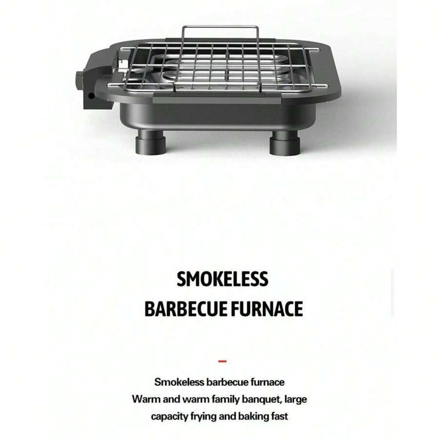 Electric Teppanyaki Table Top Grill Griddle Barbecue Plate Nonstick