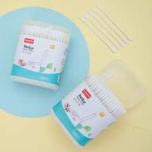 Tăm bông vệ sinh Baby Care, Tăm bông vệ sinh cho trẻ em có trục mịn, Tăm bông vệ sinh cho trẻ em, Dụng cụ vệ sinh tai cho trẻ em, Tăm bông vệ sinh mũi, Tăm bông vệ sinh hai đầu siêu mịn - W5-52 - Xem 3