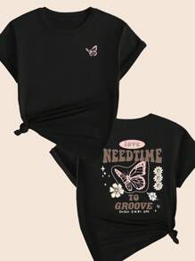 Sweet, Sexy, Sophisticated, Versatile, Hot Girl, Tight, Elegant, Comfortable Love Need Time To Groove Printed Women's Blouse Casual T-Shirt Fashion Premium Comfort Cotton - Vì vậy - Xem 1