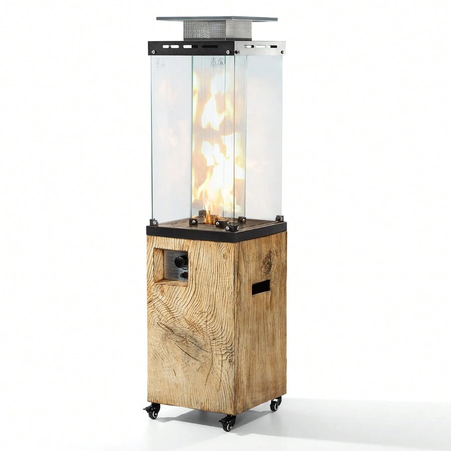 Patio Propane Heater, Outdoor 41000BTU Standing Heater With Double