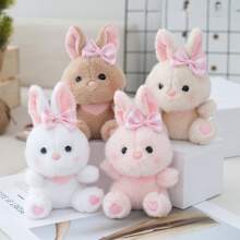 1 Pieza Llavero de Muñeca de Conejo Estilo Kawaii, Llavero de Conejo de Moda, Llavero de Animales Simulados Divertidos, Decoración para Mochila, Regalo