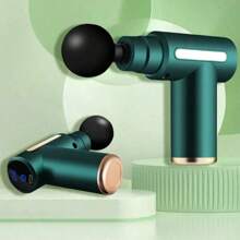 AXH. Portable Muscle Massage Gun, Suitable For Full Body Massage, Equipped With LED Touch Screen, Speed Adjustment, Rechargeable And 4 Replaceable Massage Heads. Fascia Gun - Muscle Massage Chair - Professional Therapeutic Grade Multi-Function Mini Electric Handheld Hammer, Suitable For Percussion Massage On Shoulders, Neck, Waist, Back And Other Areas. A Unique And Cool Gift Suitable For Both Men And Women, An Ideal Choice For Gift Sets. - Multicolor - View 14