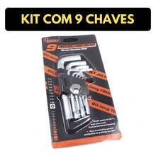 Short Hexagonal Allen Key Set Kit With 9 Pieces T10 To T50 - 內六角扳手組 9 件 WL-1149(2 件組) - 查看 6