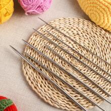 35 Stücke 7-Größen 20CM doppelspitzige Stricknadeln aus Edelstahl für Basteleien