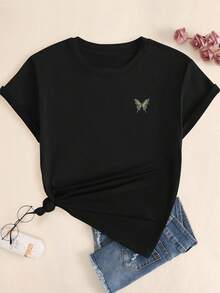 Sweet, Sexy, Sophisticated, Versatile, Hot Girl, Tight, Elegant, Comfortable Dreams Come True Printed Women's Blouse Casual T-Shirt Comfortable Premium Cotton - Vì vậy - Xem 2