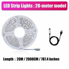 Dải đèn LED, Điều khiển bằng nút bấm, Nhiều màu thay đổi, Đèn chiếu sáng trong nhà, Đèn trang trí phòng, Đèn trang trí phòng ngủ điều khiển từ xa thông minh, Quầy bar, Phòng ngủ, Hành lang, Lối đi, Trang trí, Đèn trang trí sân trong - màu sắc - Xem 16