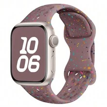 运动硅胶表带兼容 Apple Watch 表带 40 毫米 38 毫米 41 毫米 44 毫米 45 毫米 42 毫米 46 毫米 49 毫米 女式男式，柔软腕带防水替换表带兼容 Apple Watch 表带系列 10 9 8 7 6 5 4 3 2 SE Ultra - 38mm/40mm/41mm - 查看 10