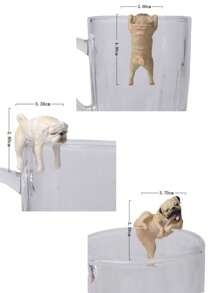 Tượng nhỏ bằng nhựa: Cú, Gấu bông, Vịt, Gấu trúc, Sóc, Thiên nga, Dùng để trang trí cảnh quan - Nhiều màu - Xem 7
